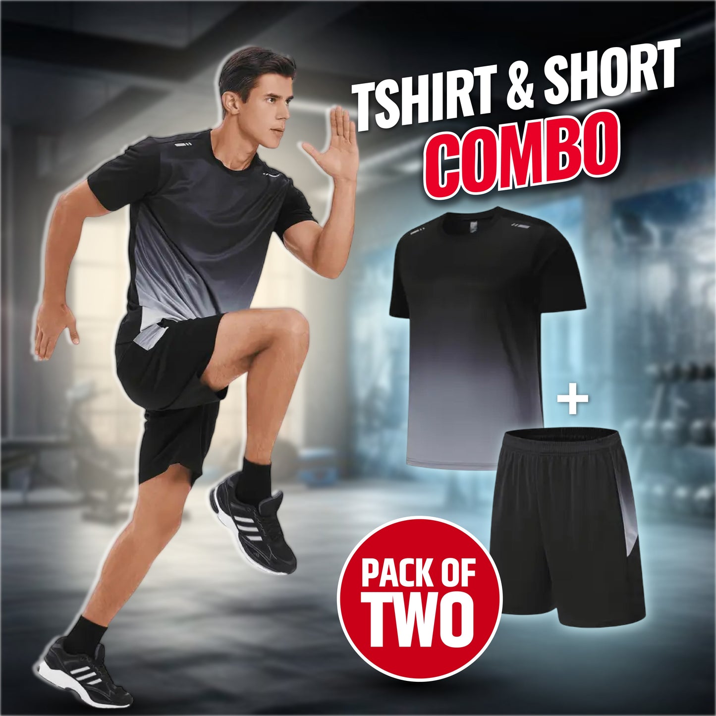 Men's Outdoor Sports Quick-Drying Breathable 2-Piece Combo Set ๐โโ๏ธ๐ (Get Shorts Free๐ฅ)