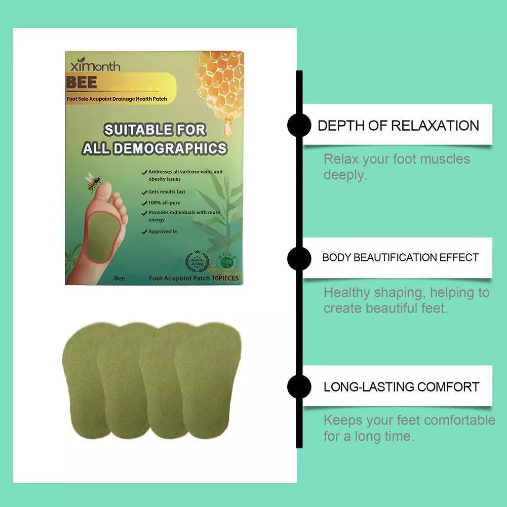 DetoxBee™ - Bee Venom Foot Patches 🐝✨ (Buy 1 Get 1 Free🔥🔥) ( Bloomio Official )